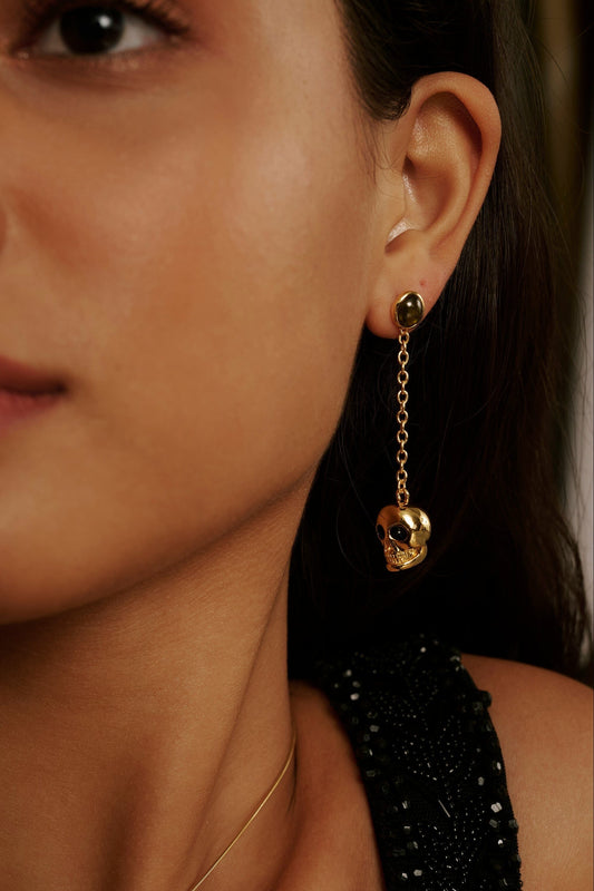 Calaca Earrings Earrings Coolook 