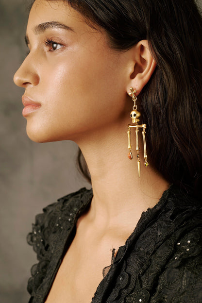 Calaverita Literaria Earrings Earrings Coolook 