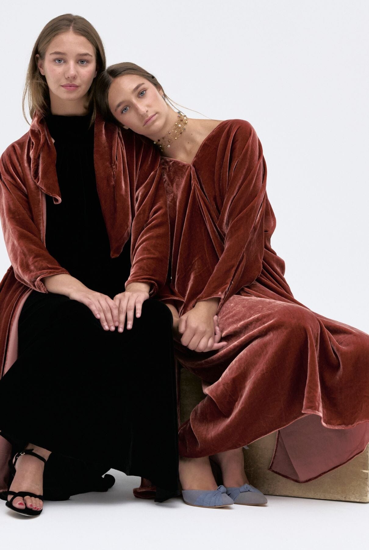 Caliope Coat Burnt-Terracotta Coats Atelier Aletheia 