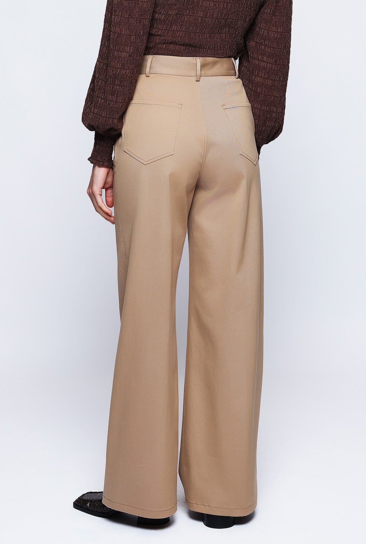 Camel cotton trousers Trousers Mirto 