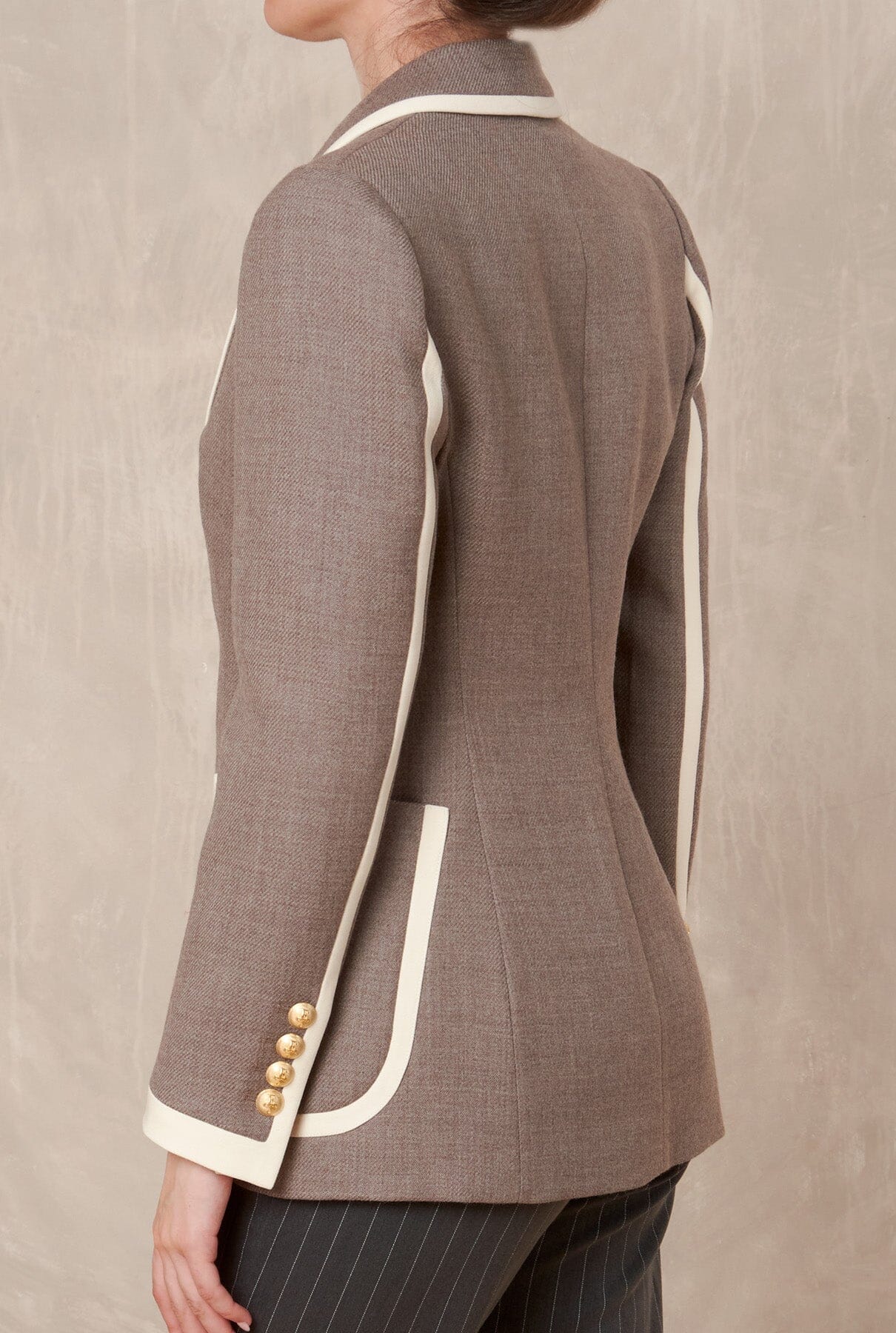 CAMEL LAURENT SINGLE BUTTON BLAZER Jackets The Extreme Collection 