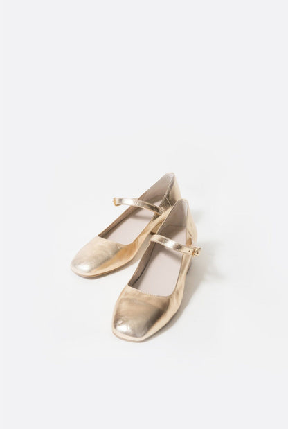 Camila high ivory Flat shoes Mint and Rose 