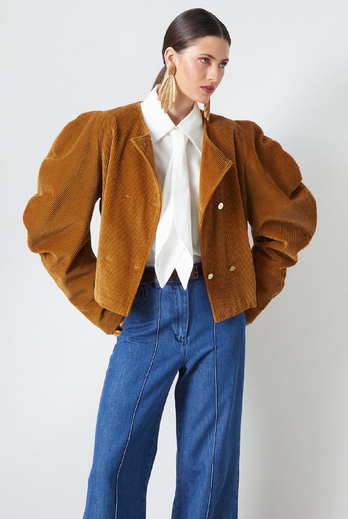 Camila Jacket Brandy Corduroy Jackets The Label Edition 