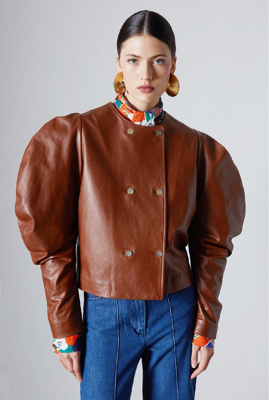 Camila Jacket Cognac Jackets The Label Edition 