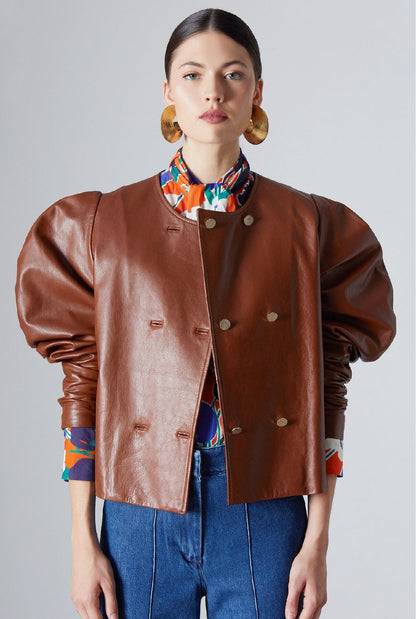 Camila Jacket Cognac Jackets The Label Edition 