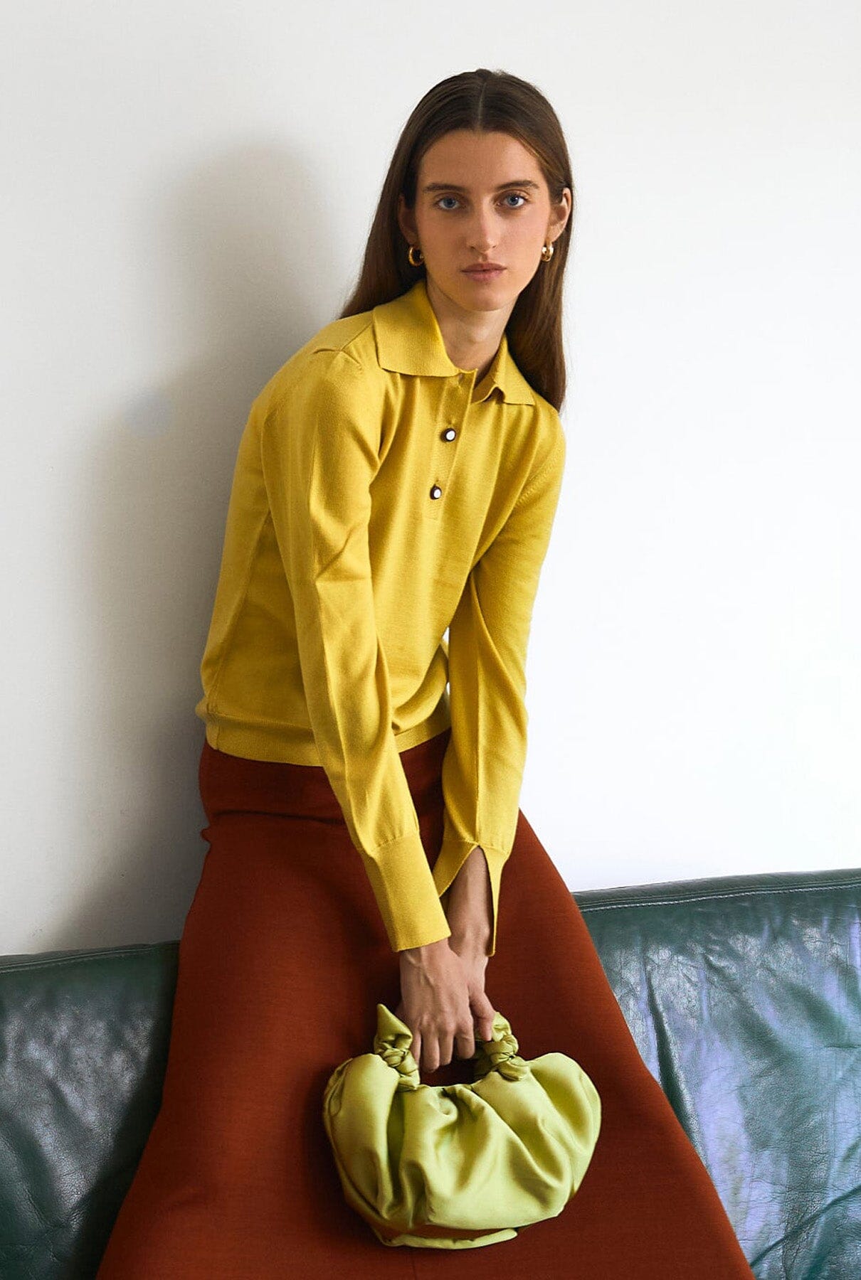 Camille Polo Yellow Sweaters Laia Alen 