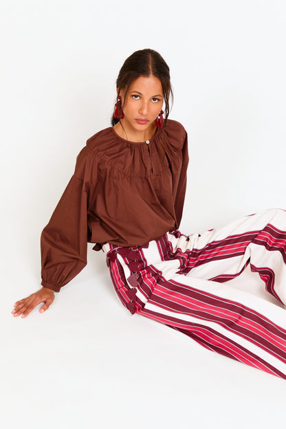 CAMISA ADELA MARRÓN Shirts & blouses Werit 