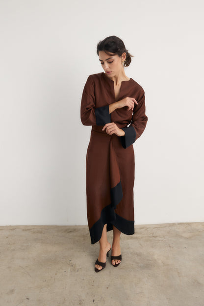 Camisa Alfonsina Marrón Shirts & Blouses Galcon Studio 