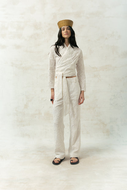 Camisa Alma Bordada Shirts & Blouses Julise Magon 
