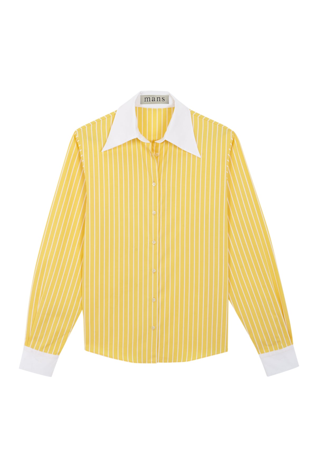 CAMISA AMARILLA RAYAS BLANCAS Shirts & Blouses MANS 