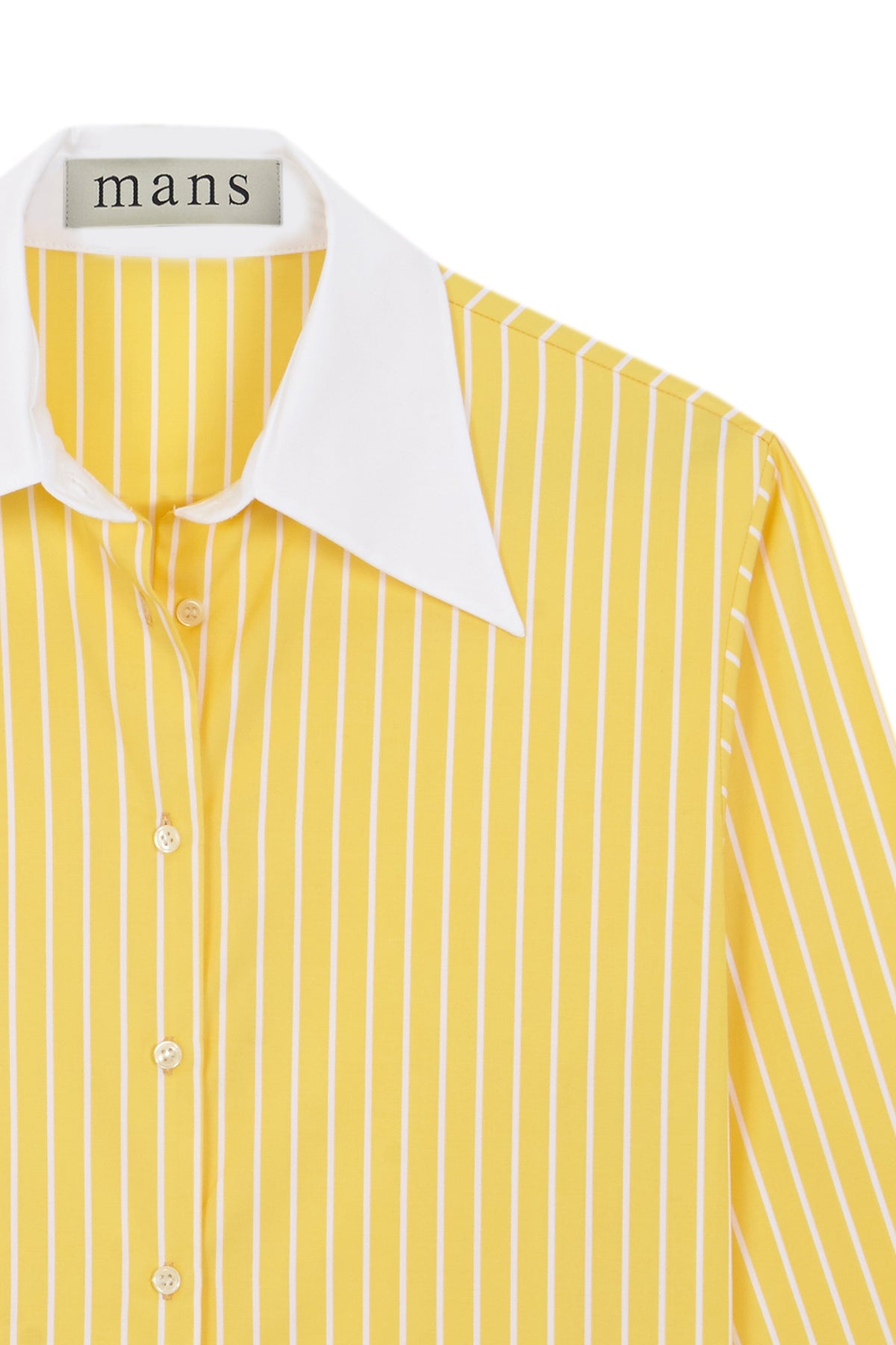 CAMISA AMARILLA RAYAS BLANCAS Shirts & Blouses MANS 
