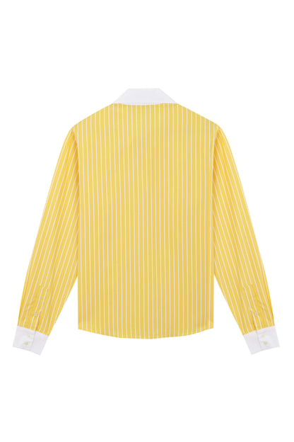 CAMISA AMARILLA RAYAS BLANCAS Shirts & Blouses MANS 
