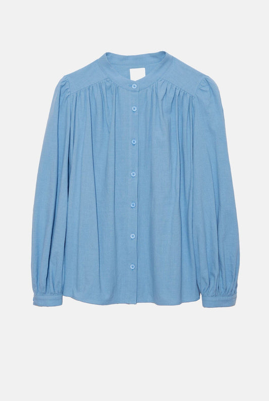 Camisa Ana azul Shirts & blouses SOYFASCINANTE 