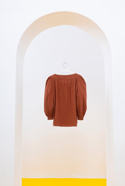 CAMISA ANA MARRÓN Shirts & blouses SOY FASCINANTE 