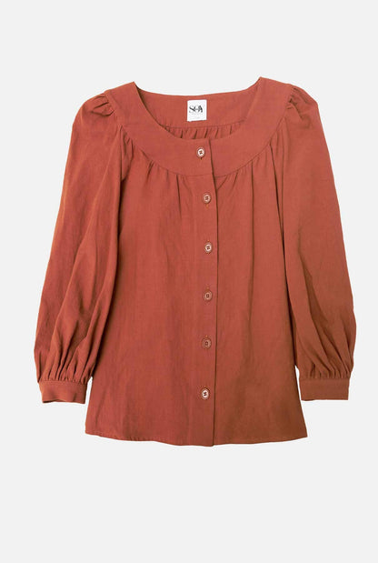 CAMISA ANA MARRÓN Shirts & blouses SOY FASCINANTE 