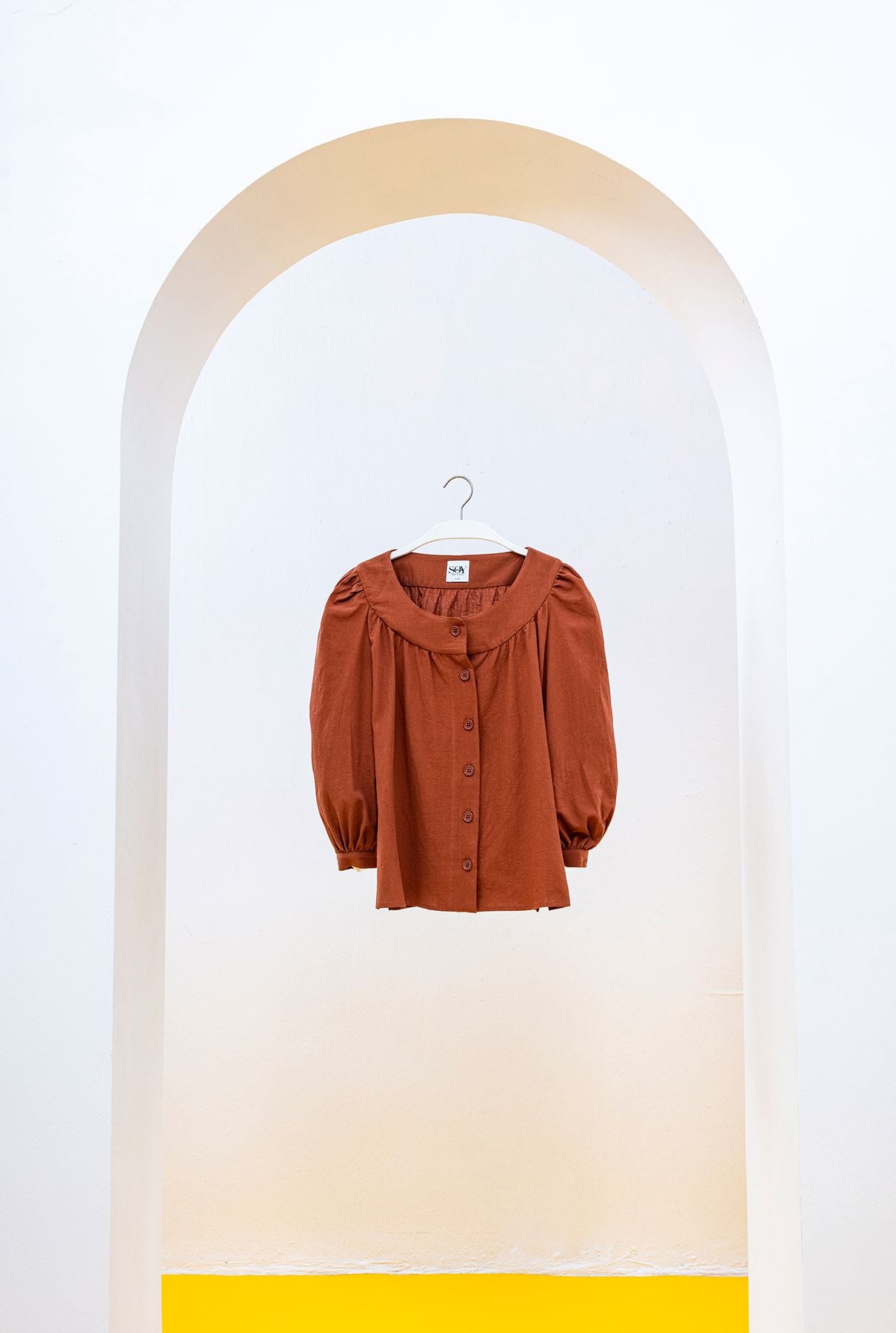 CAMISA ANA MARRÓN Shirts & blouses SOY FASCINANTE 