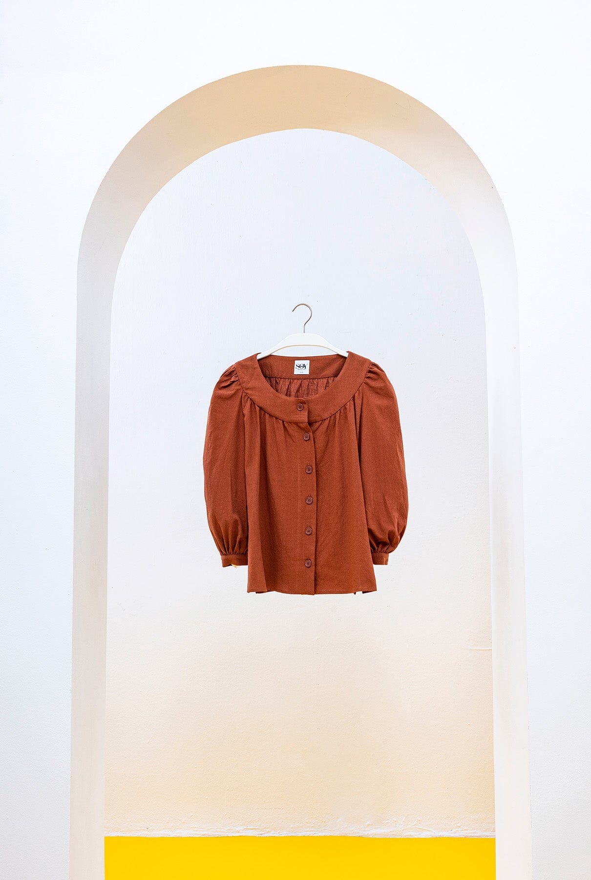 CAMISA ANA MARRÓN Shirts & blouses SOY FASCINANTE 