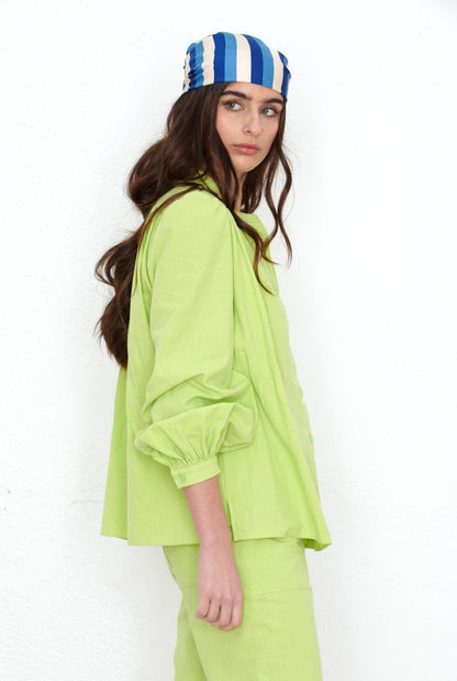 Camisa Ana verde Shirts & blouses SOY FASCINANTE 