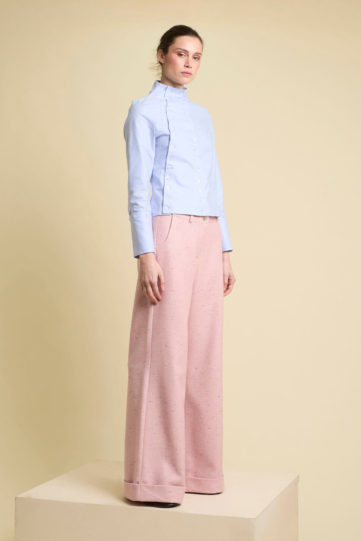 Camisa Ara Oxfor azul · Zaitegui Studio