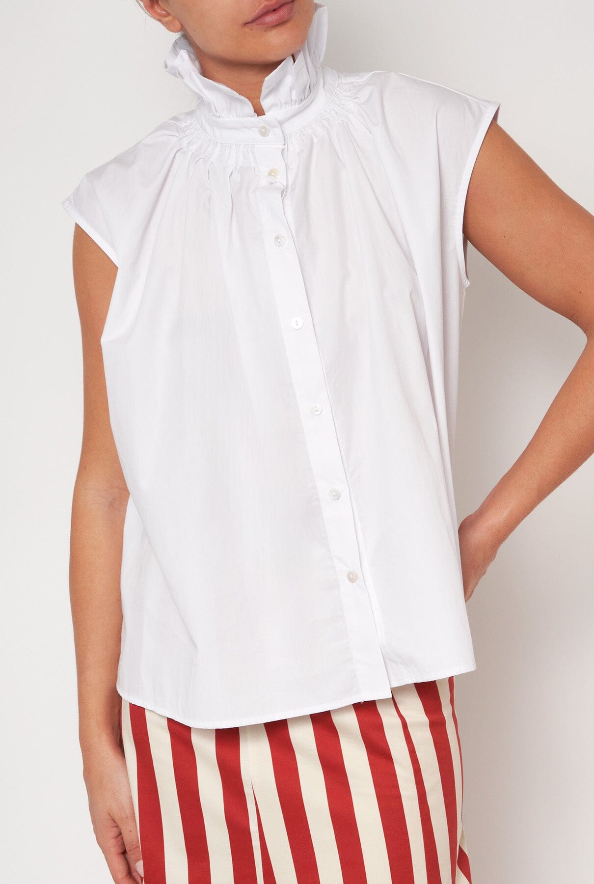 Camisa Biarritz blanca Shirts & blouses Wearitbe 