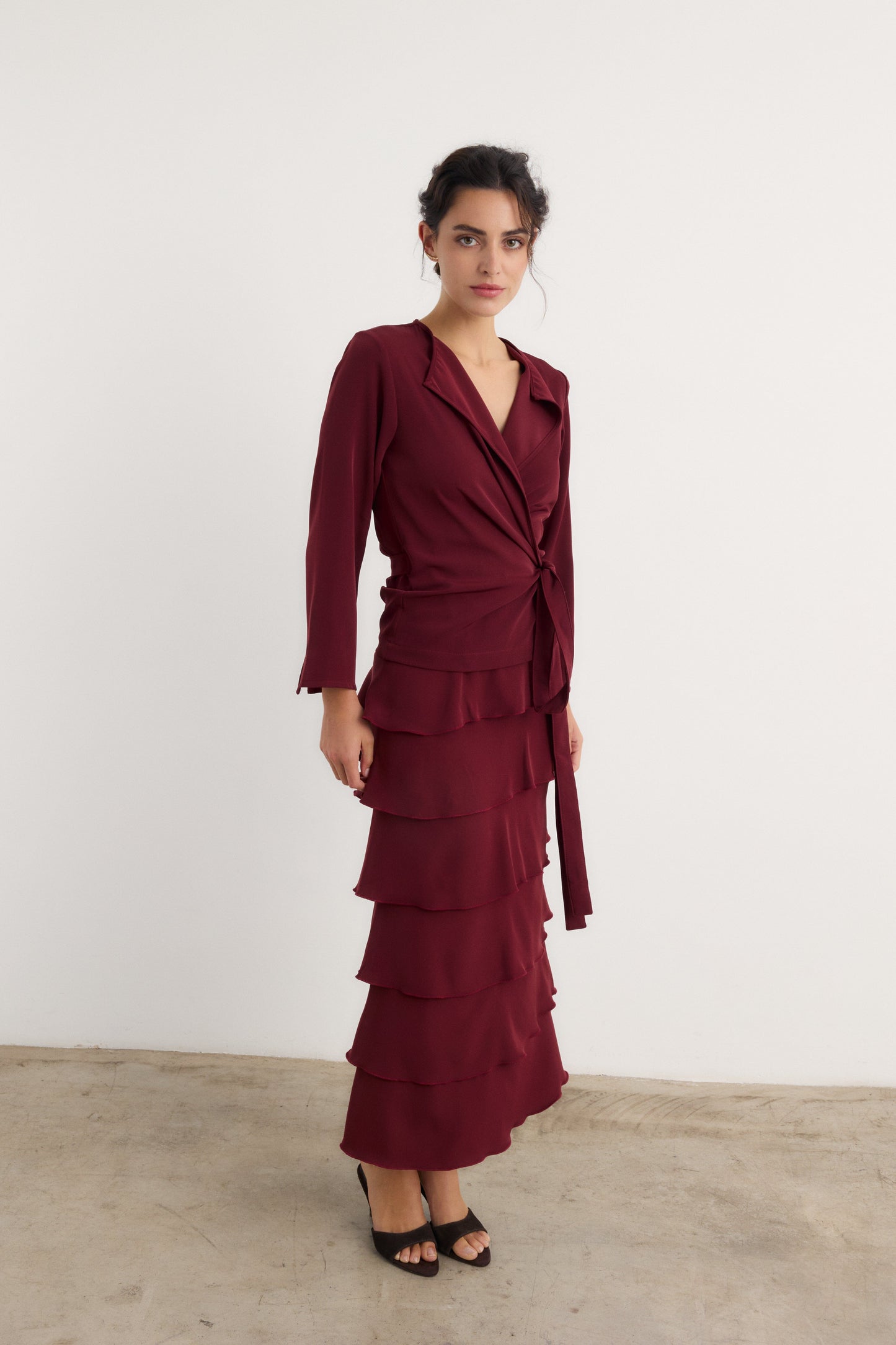 Camisa Catalina Granate - Preorder Shirts & Blouses Galcon Studio 