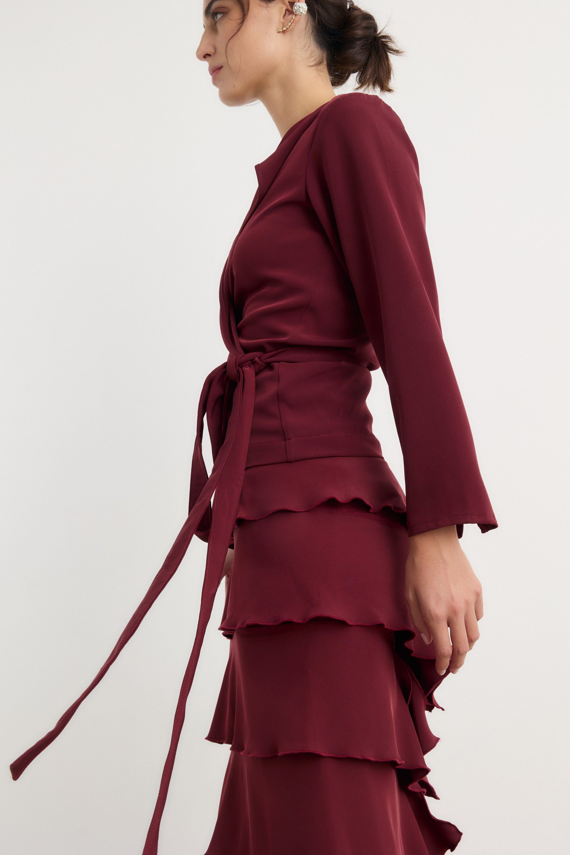 Camisa Catalina Granate - Preorder Shirts & Blouses Galcon Studio 