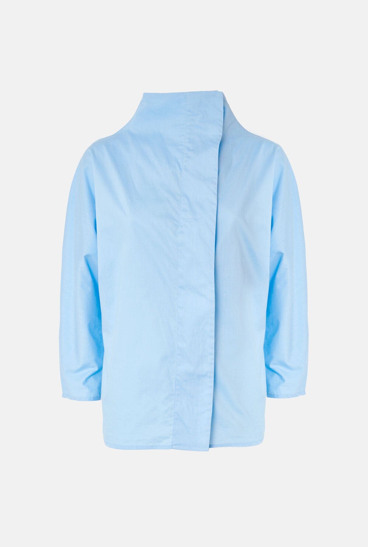 Camisa cierre lateral azul Shirts & blouses Iki Essentials 