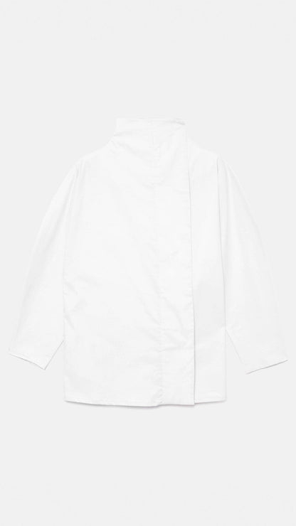 Camisa cierre lateral blanca Shirts & blouses Iki Essentials 