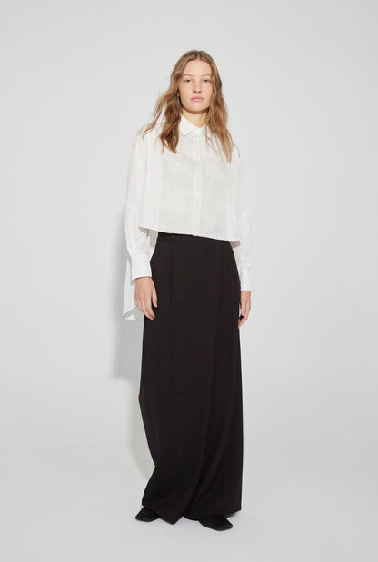 Camisa de pechero de rejilla brillante Shirts & Blouses Tot-Hom 