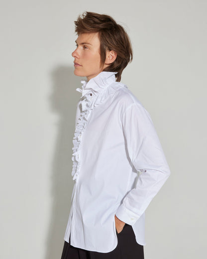 Camisa de volantes blanco Shirts & Blouses Tot-Hom 