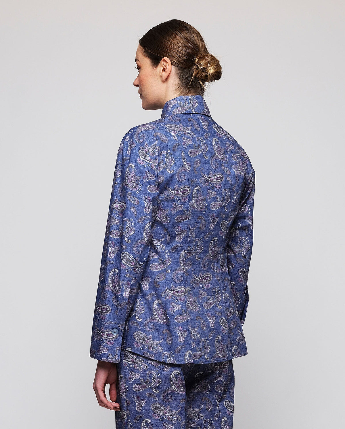 Camisa denim estampado paisley · Mirto · vista 2