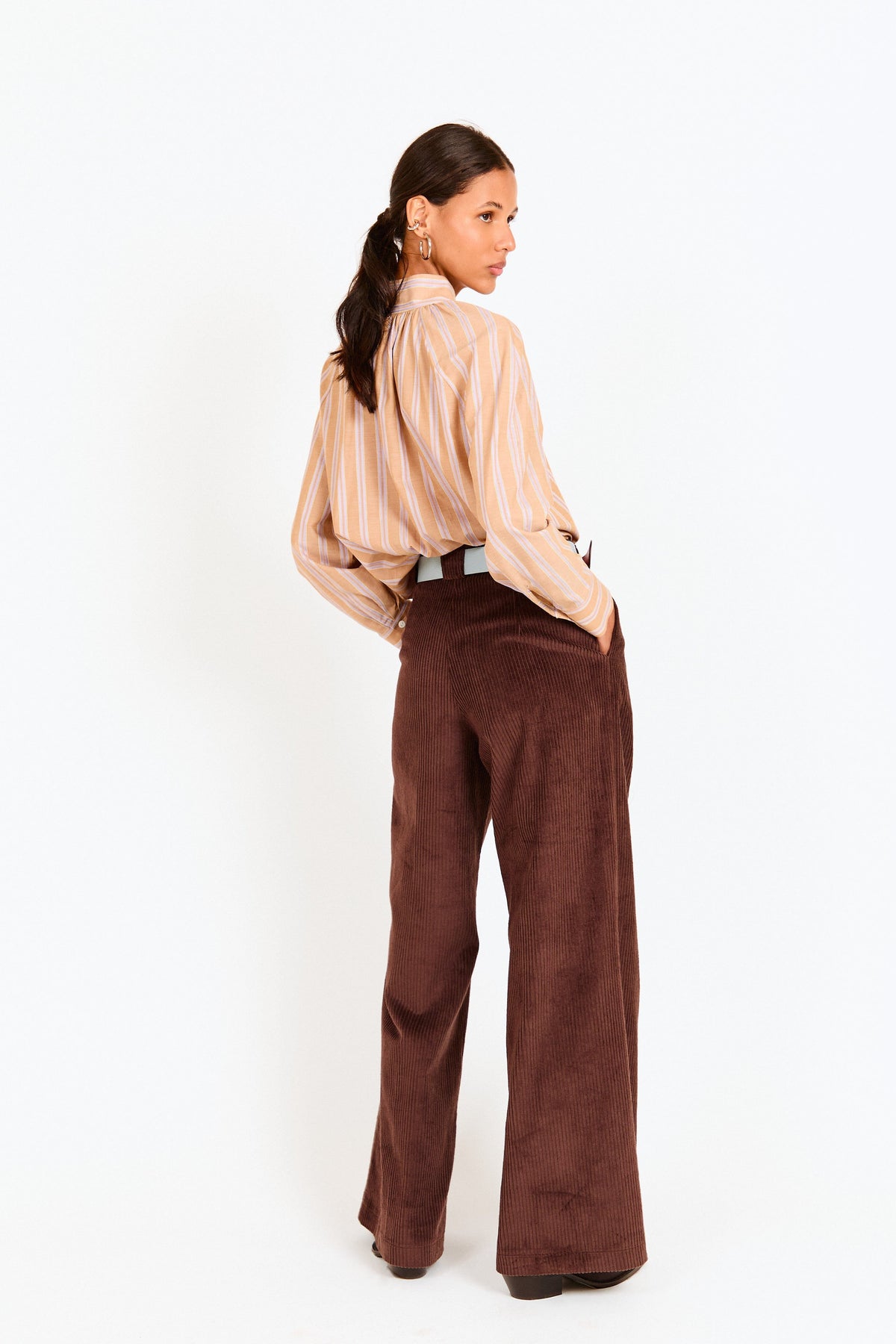 Camisa Dutton camel · Werit · vista 4