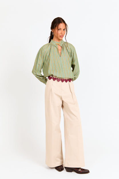 Camisa Dutton verde · Werit · vista 3