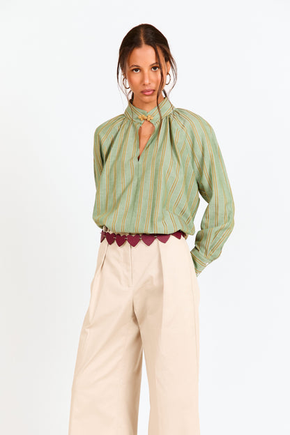 Camisa Dutton verde · Werit