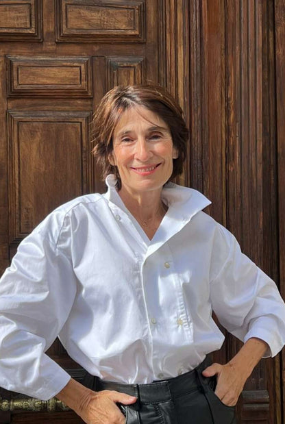 Camisa Elsa Manga larga blanca Shirts & Blouses Iki Essentials 