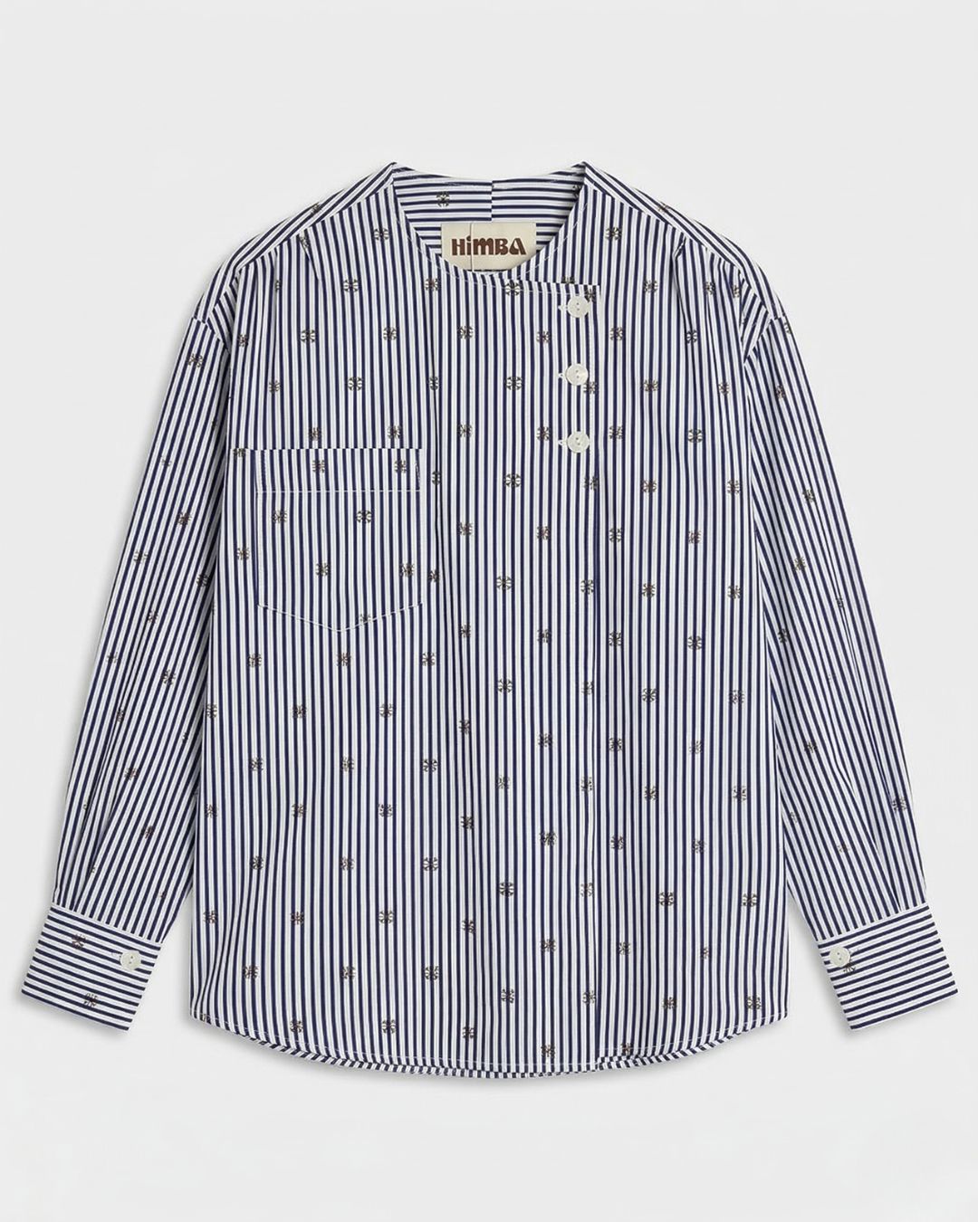CAMISA HATI RAYAS AZUL Shirts & blouses Himba Collection 