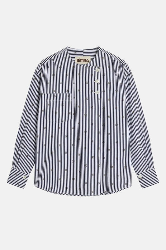 CAMISA HATI RAYAS AZUL Shirts & blouses Himba Collection 