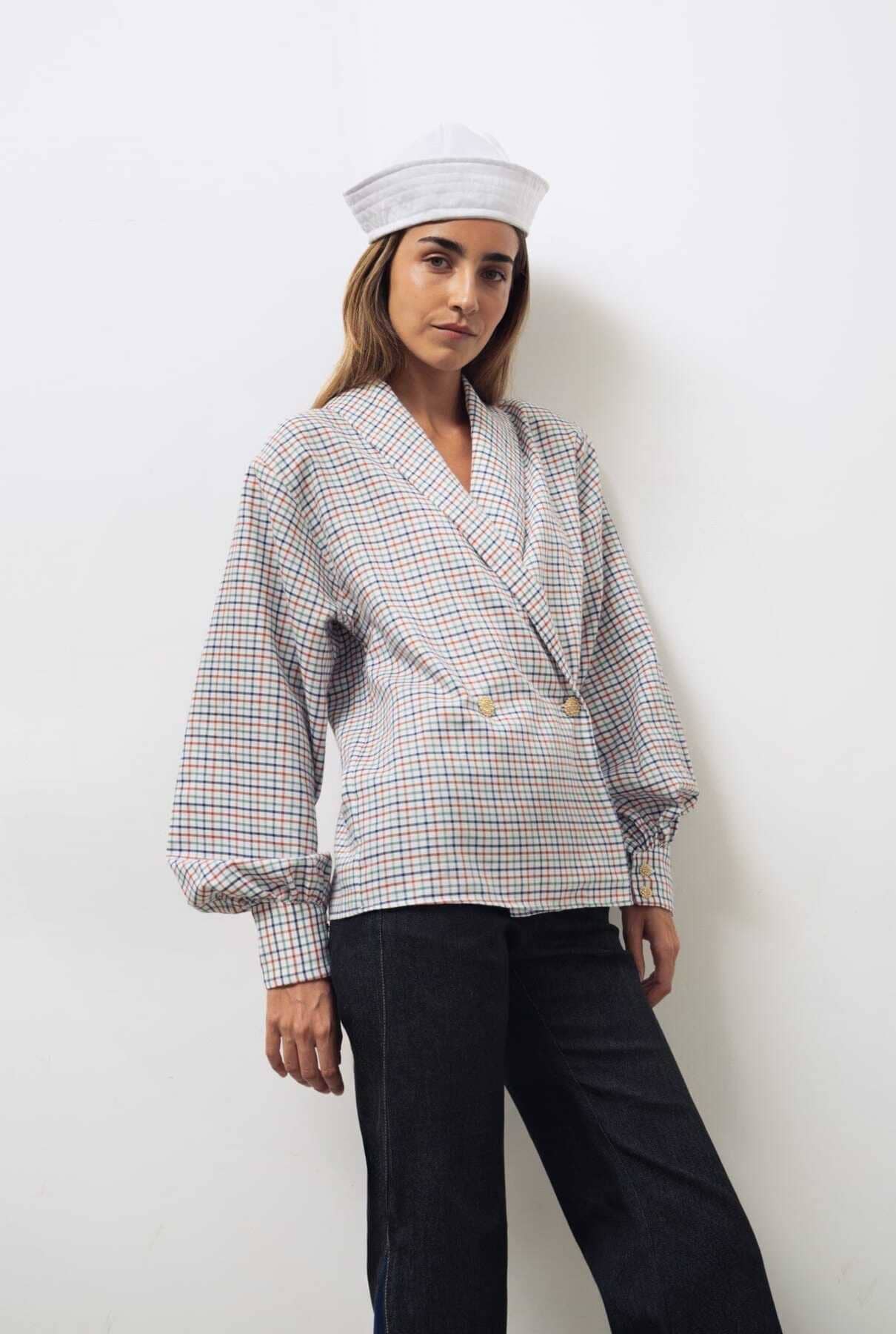 camisa iulene viyella cuadros Shirts & Blouses Julise Magon 
