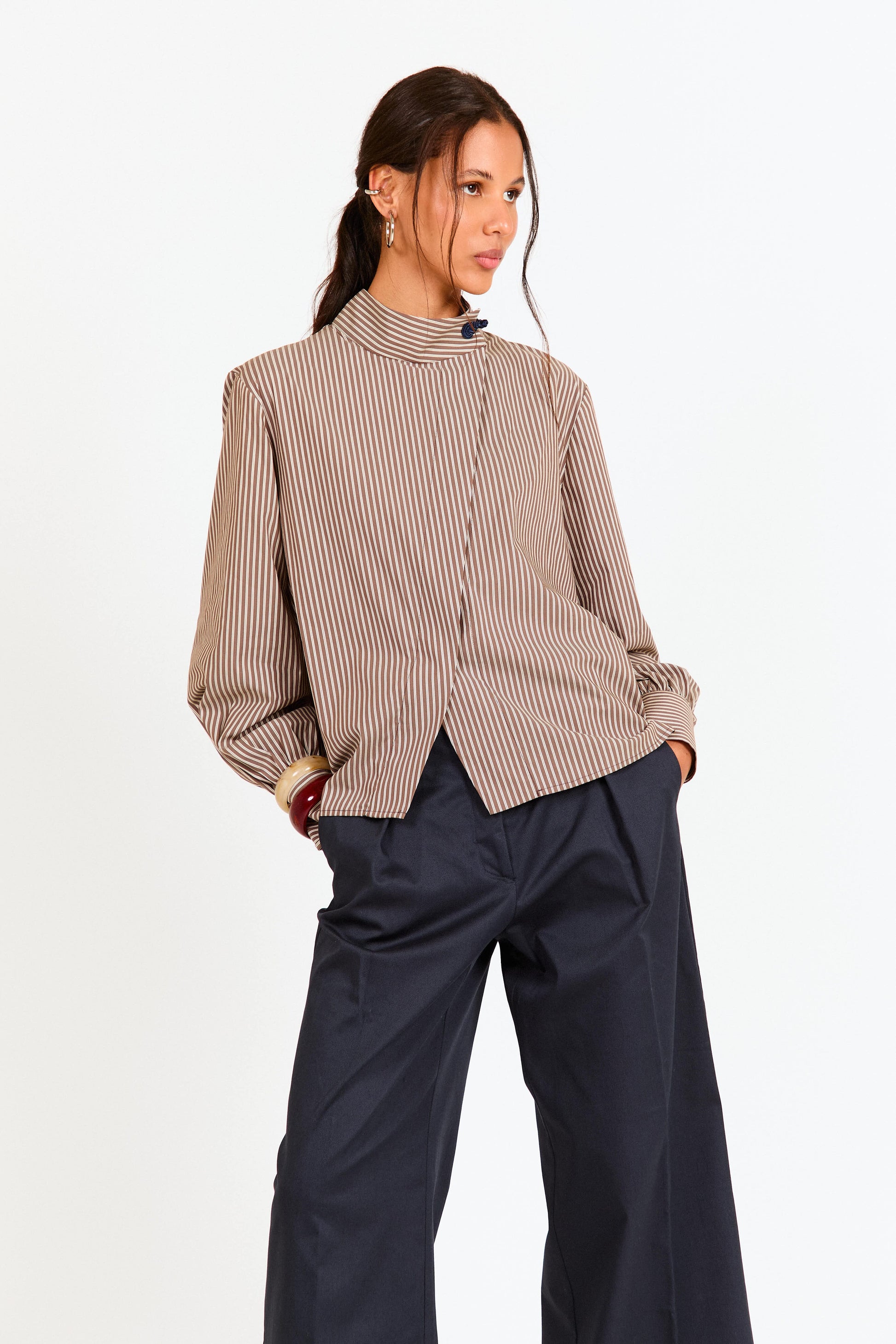 CAMISA KIOTO MARRON Shirts & blouses Werit 