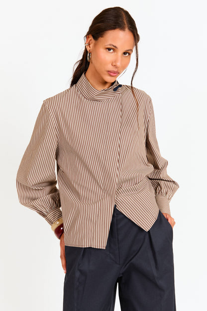 CAMISA KIOTO MARRON Shirts & blouses Werit 