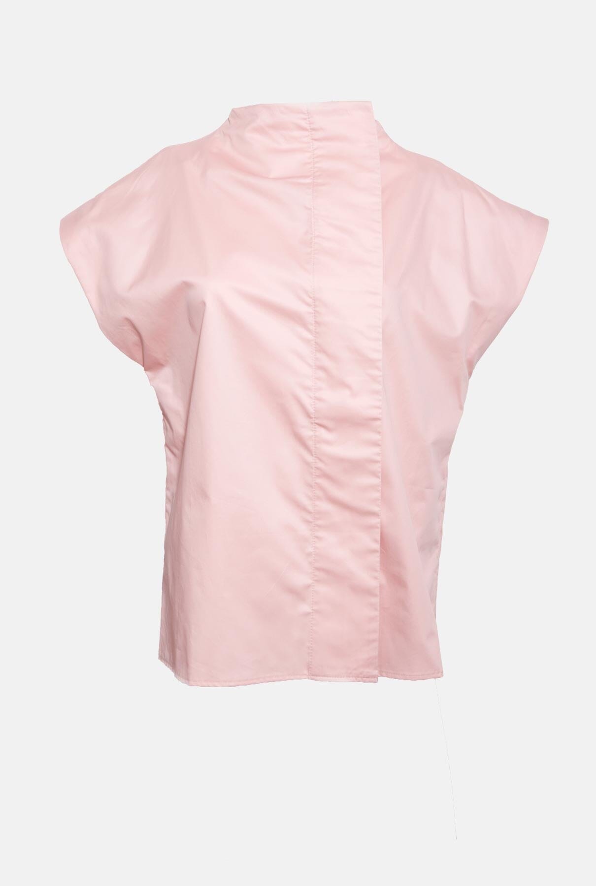 CAMISA LATERAL MANGA CORTA ROSA Shirts & blouses Iki Essentials 