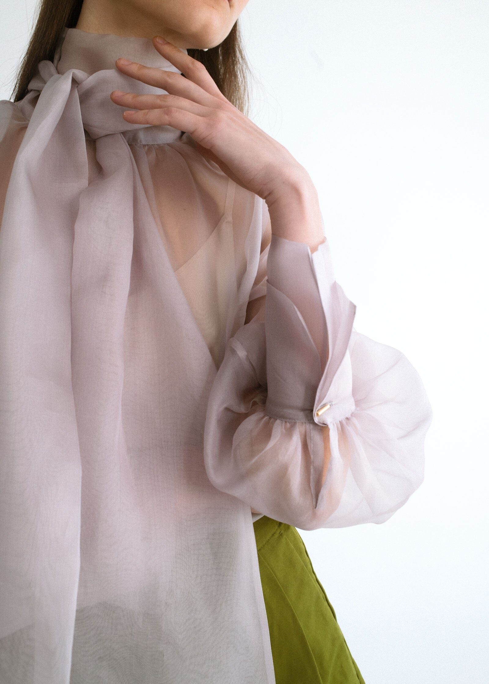 Camisa lazada gris claro Shirts & blouses Miguel Marinero 