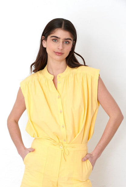 Camisa Leticia amarillo Shirts & blouses SOY FASCINANTE 