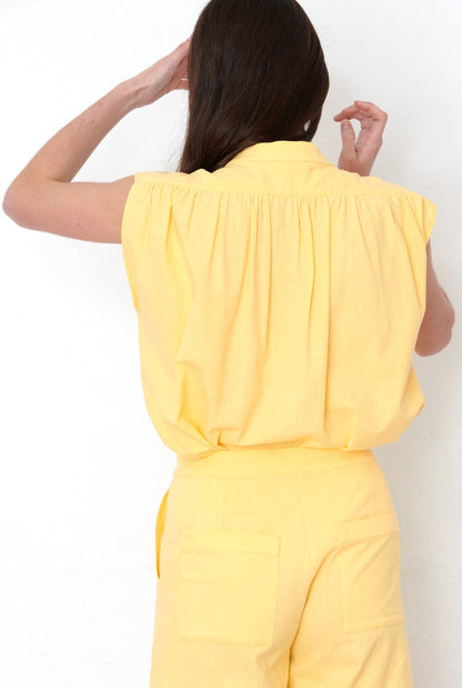 Camisa Leticia amarillo Shirts & blouses SOY FASCINANTE 
