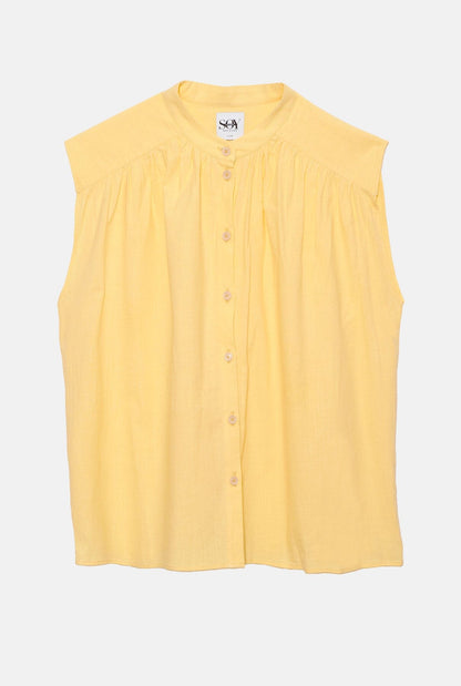 Camisa Leticia amarillo Shirts & blouses SOYFASCINANTE 
