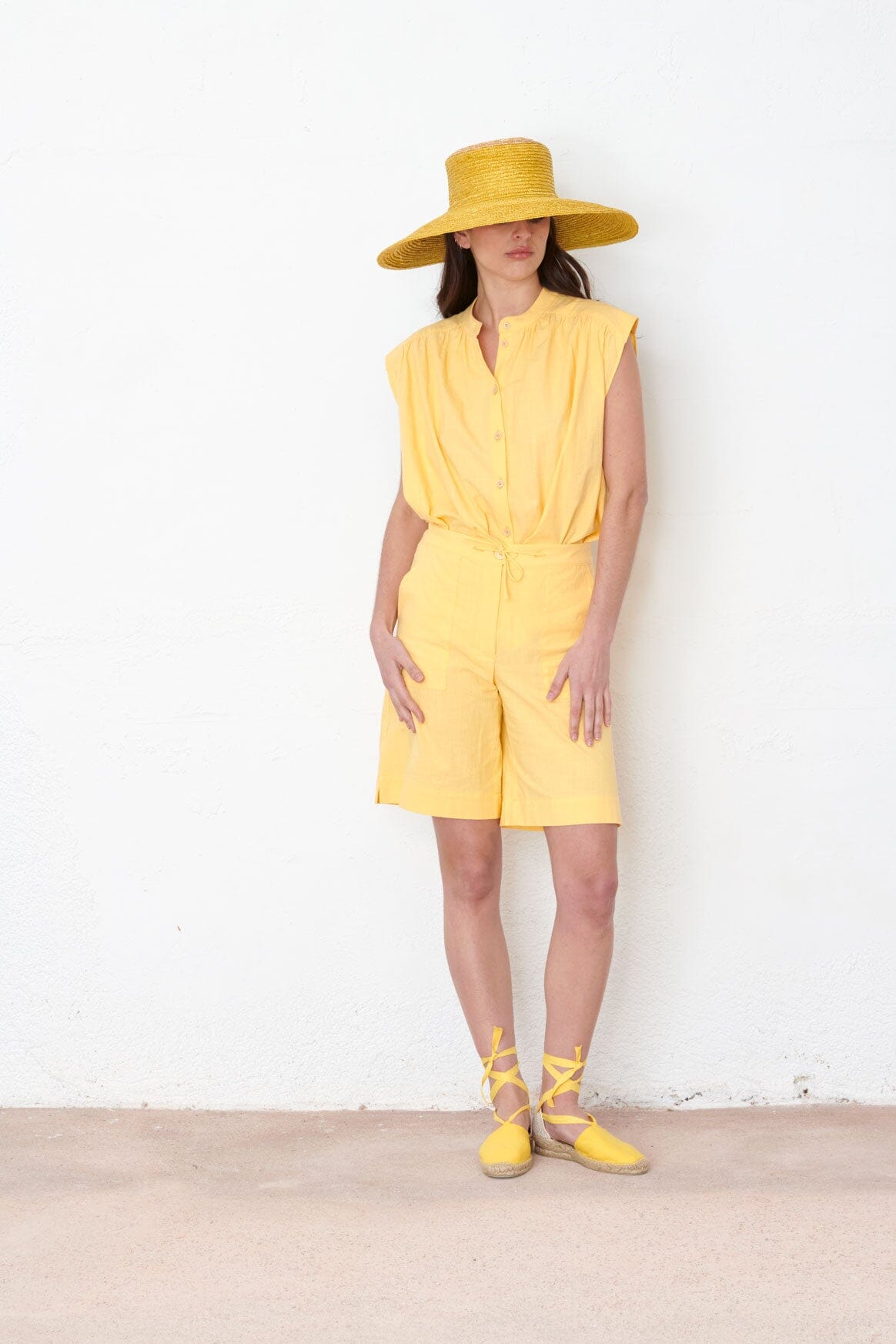 Camisa Leticia amarillo Shirts & blouses SOYFASCINANTE 
