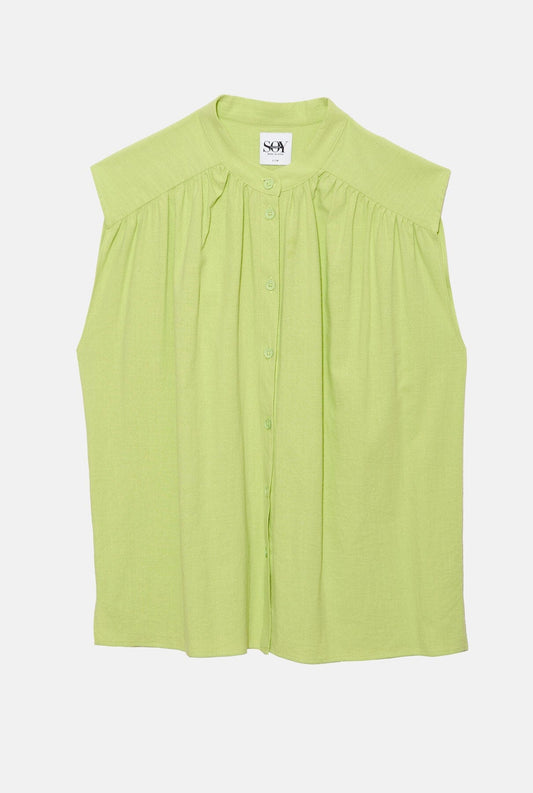 Camisa Leticia verde Shirts & blouses SOYFASCINANTE 