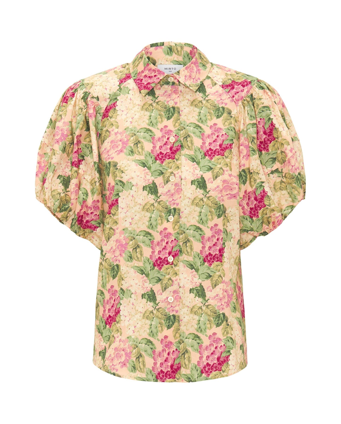 Camisa manga corta estampado floral algodón Shirts & blouses Mirto 