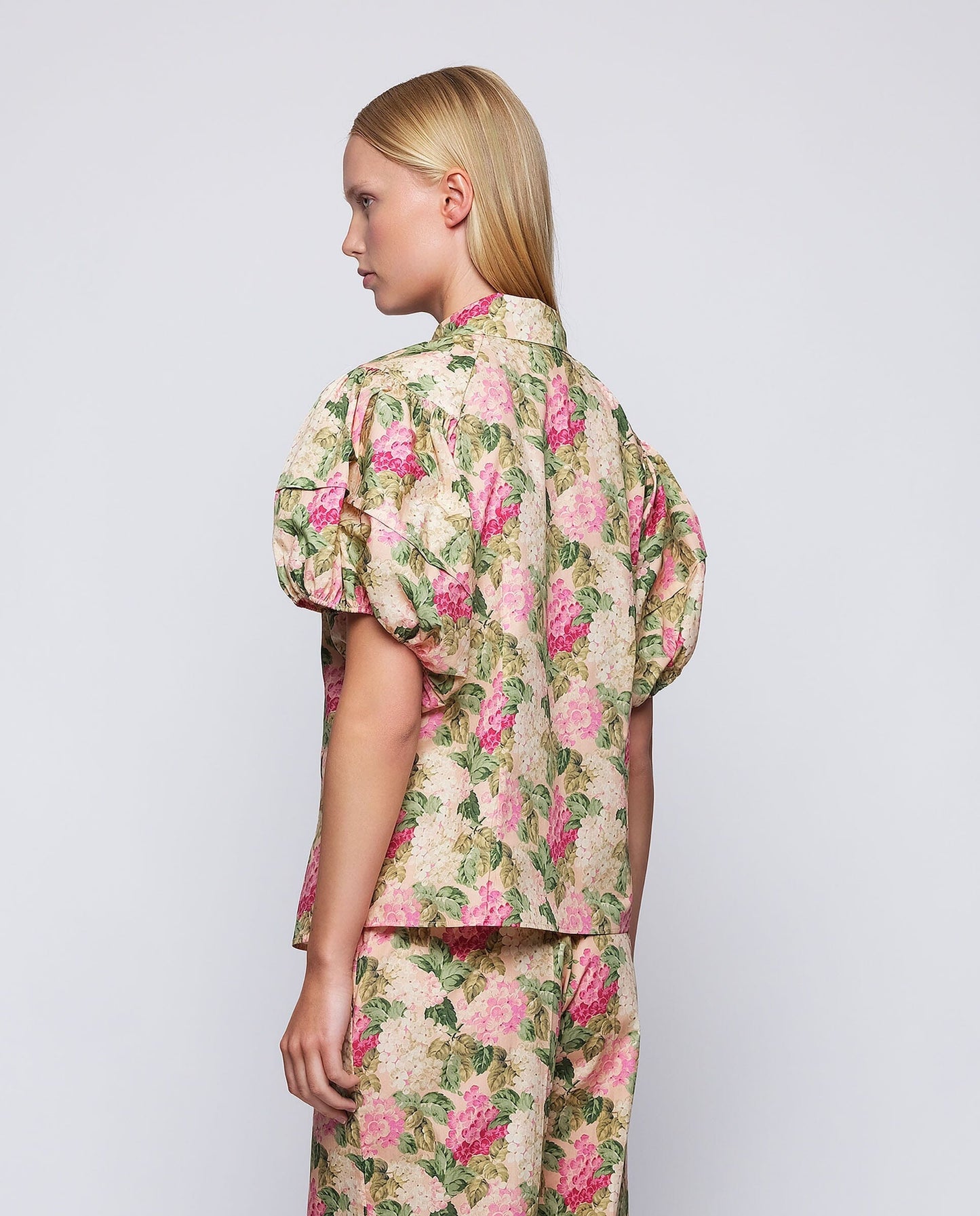 Camisa manga corta estampado floral algodón Shirts & blouses Mirto 