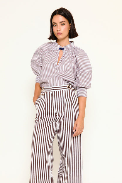 Camisa Mara Marrón · Werit · vista 2